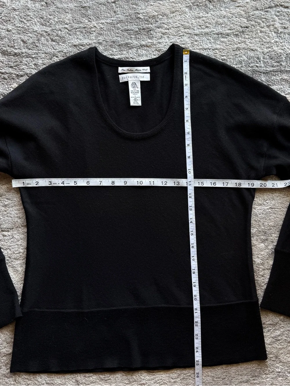 Pursuits Ltd scoop neck